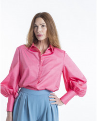 CAMISA MAGA ABULLONADA