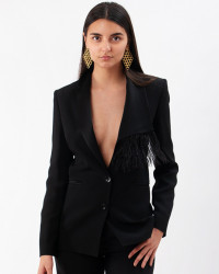 CHAQUETA SMOKING NEGRA COLECCIÓN ANGEL SCHLESSER