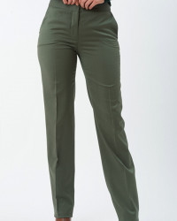 PANTALÓN RECTO SLIM VERDE