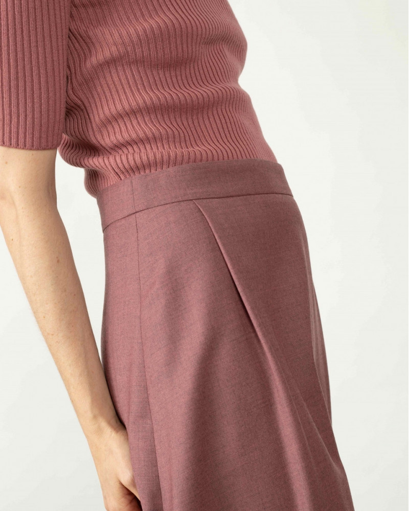 FALDA EVASÉ PLIEGUES