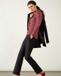 PANTALÓN LANA VIRGEN AZUL