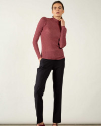 PANTALÓN LANA VIRGEN AZUL