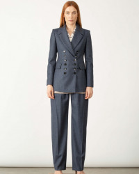 PANTALÓN PLIEGUES OBLICUOS