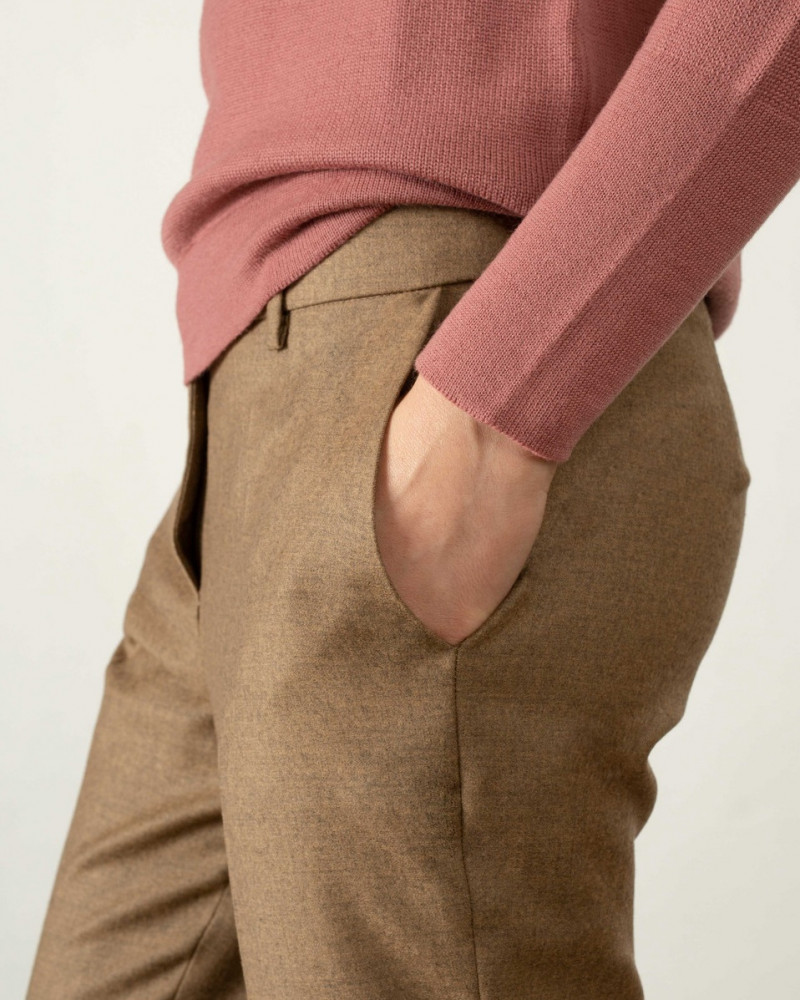 PANTALÓN CAMEL LANA VIRGEN