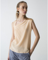 TOP SEDA 100% ESCOTE ASIMÉTRICO