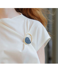 Broche fantasía dorado con imán |  Complementos ANGEL SCHLESSER