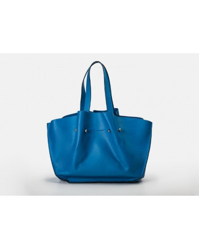 BOLSO FRUNCIDO AZUL
