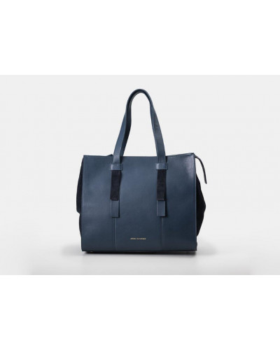 BOLSO SHOPPER AZUL MARINO