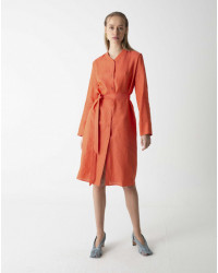 VESTIDO CAMISERO 100% LINO